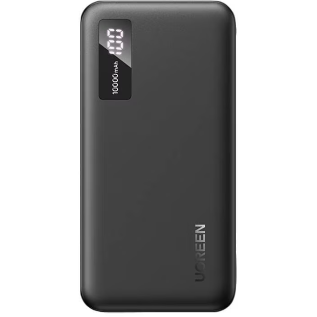 Baterie Externa 10.000mAh  USB-C  USB-A  20W  Negru