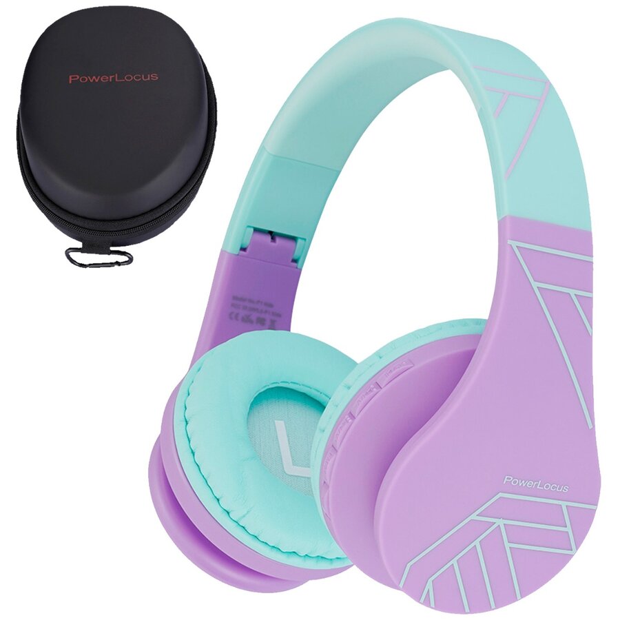 Casti Pentru Copii Wireless P1 Teal Purple