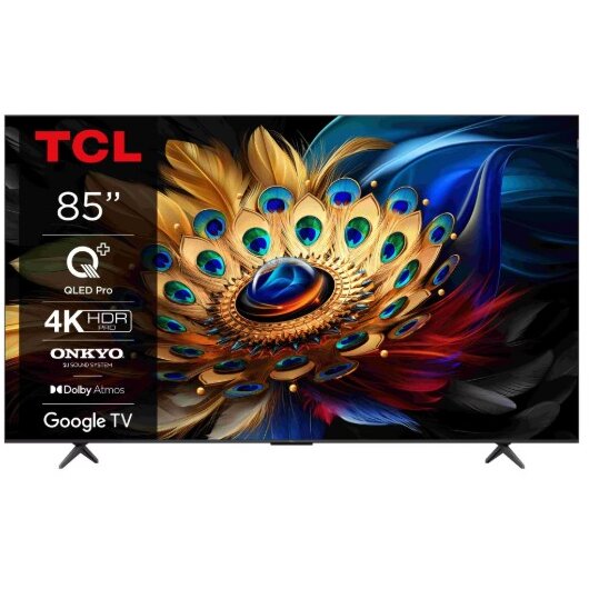 Televizor 85C655 QLED Smart 4K 85'' 216Cm 120Hz Clasa F 4K Ultra HD Negru