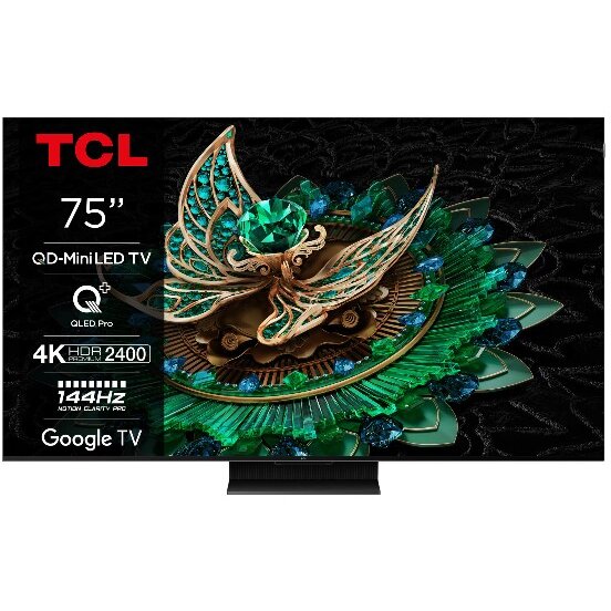 Televizor 75C765 Mini LED 4K 75'' 190Cm Clasa F 100Hz Negru
