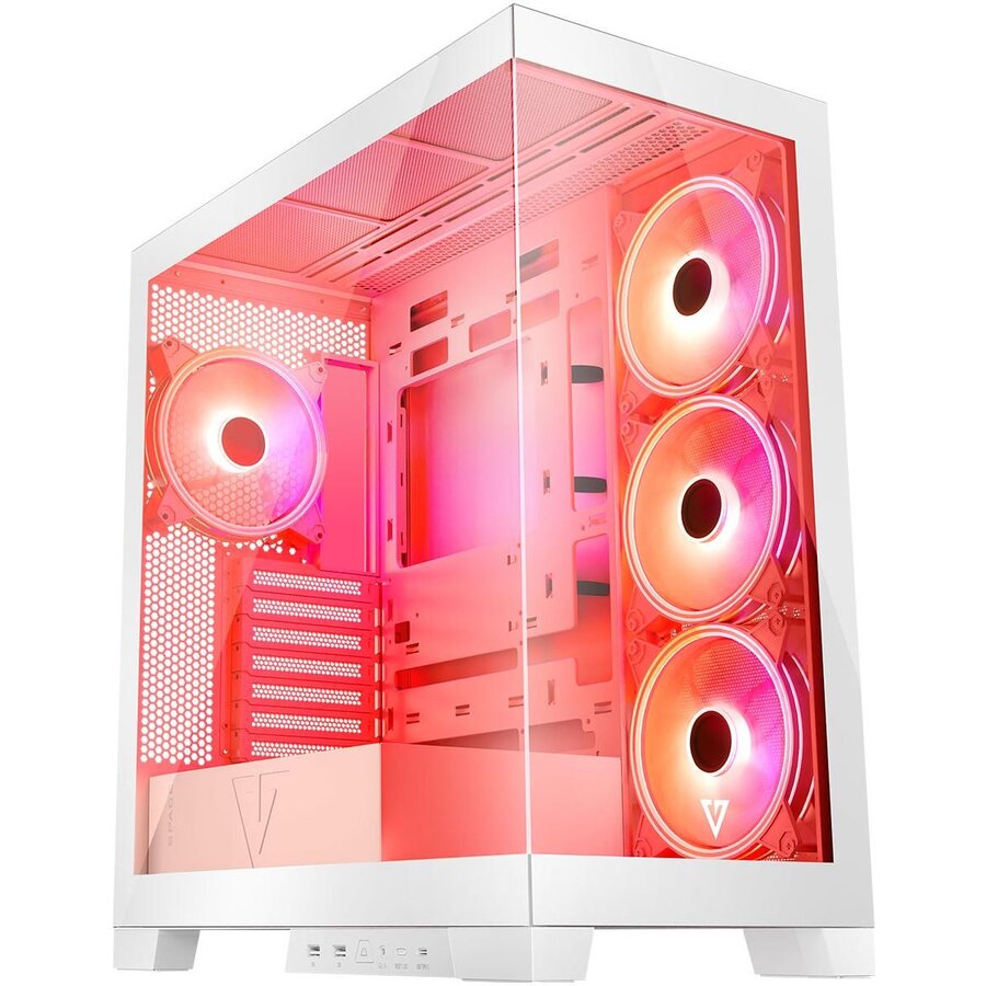 Carcasa Volcano Space Apex ARGB Alb
