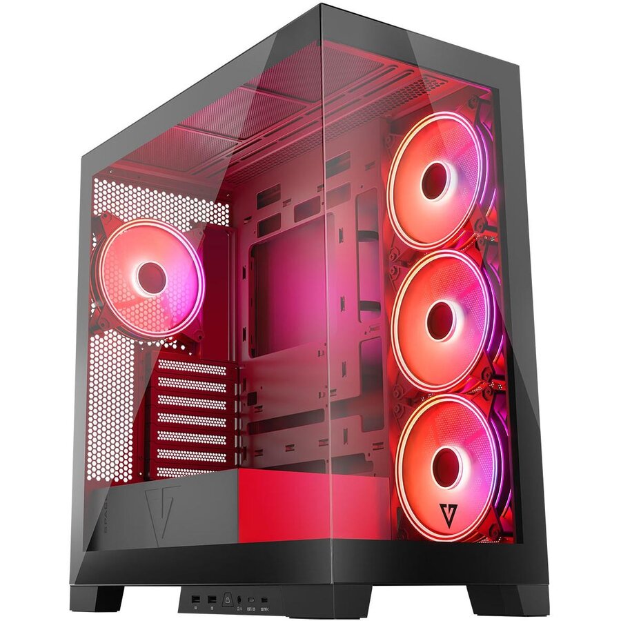 Carcasa Volcano Space Apex ARGB Negru