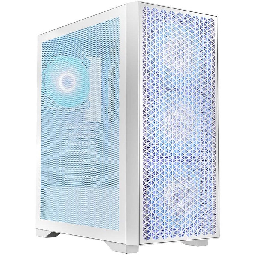 Carcasa DART PRO ARGB MIDI USB-C Alb