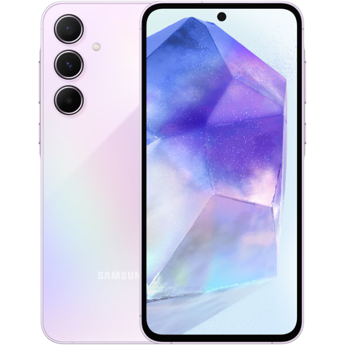 Smartphone Galaxy A55 A556 5G Dual Sim 8GB RAM 128GB Lilac
