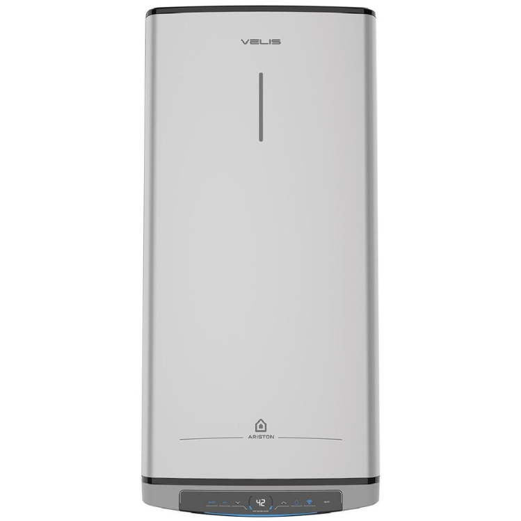 Boiler Electric VELIS TECH WIFI 100 EU 100l 1500W Tehnologie Rezervor Dublu Gri