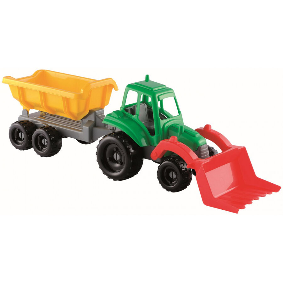 Jucarie Tractor cu remorca 52cm