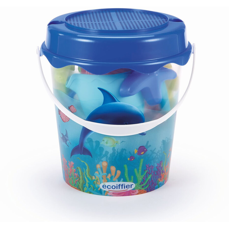 Jucarie Galetusa cu 12 accesorii pentru nisip 21cm