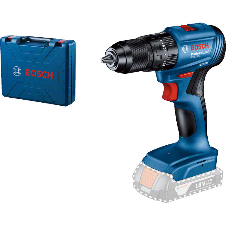 GSB 185-LI (Solo) Masina de gaurit cu percutie 50Nm 18V + valiza profesionala fara acumulator