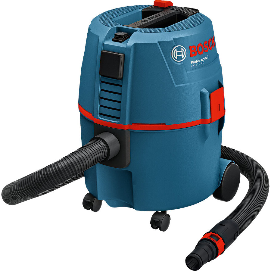 Aspirator umed-uscat Bosch Professional GAS 20 L SFC, 1200 W, 215 mbar, 62 l/s volum, 15 l capacitate rezervor