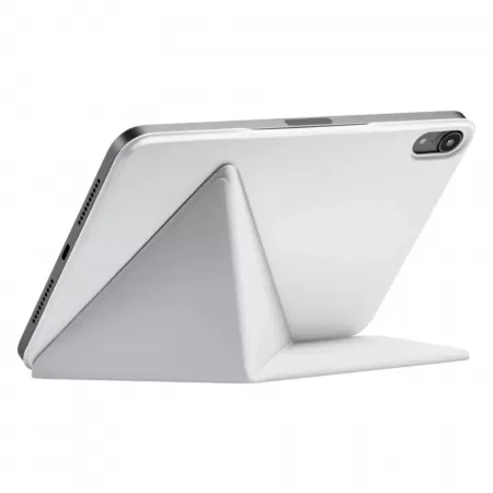 Husa PITAKA MagEZ Folio 2 iPad Mini 6/ Mini A17 Pro Alb ITGalaxy.ro