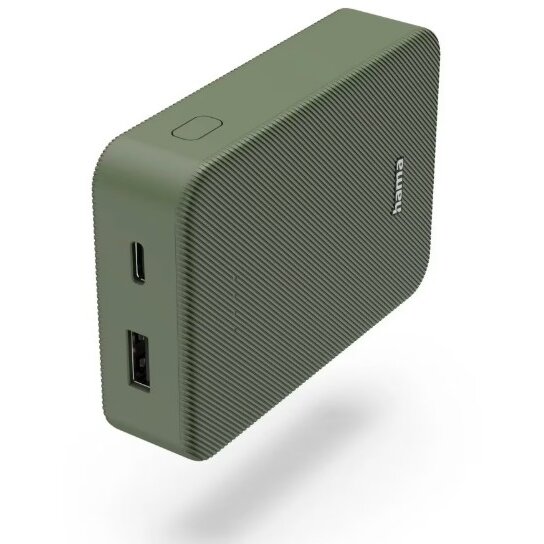 Baterie Externa Colour 10 Power Pack 10000 mAh USB-C USB-A Verde