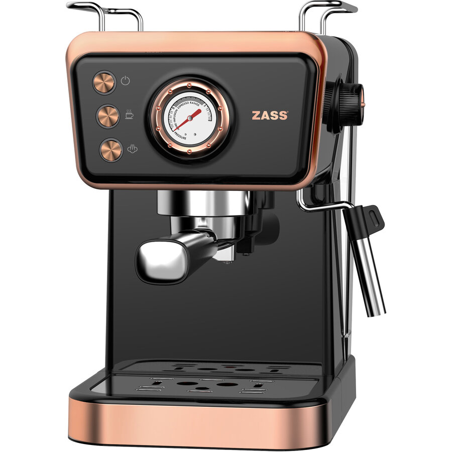 Espressor Manual Zass Rose Gold ZEM 20 Compatibil cu Capsule