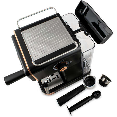 Espressor Manual Zass Rose Gold ZEM 20 Compatibil cu Capsule