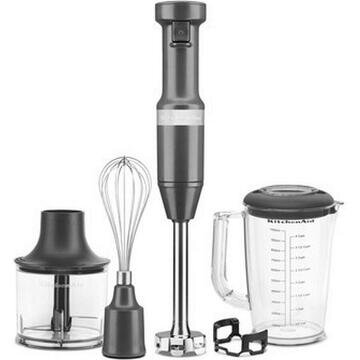 Blender Vertical 5KHBV83EDG cu Accesorii Cana 1L Gri