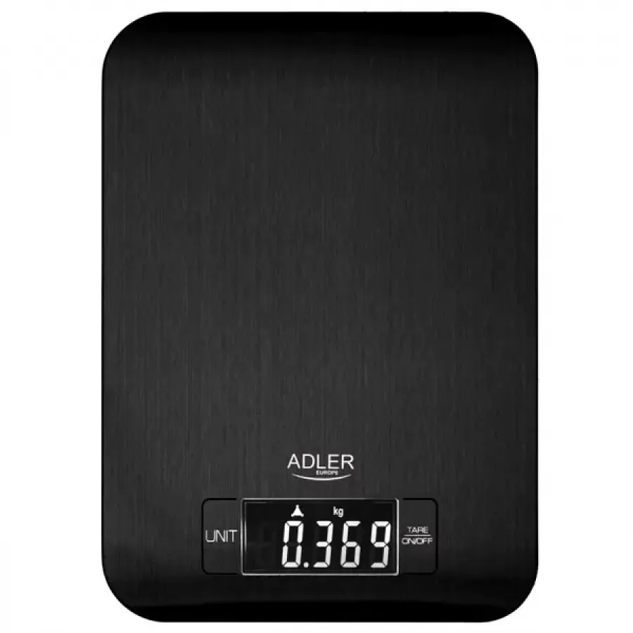Cantar de Bucătărie Adler AD 3183 5kg Divizie 1g Display LCD Negru