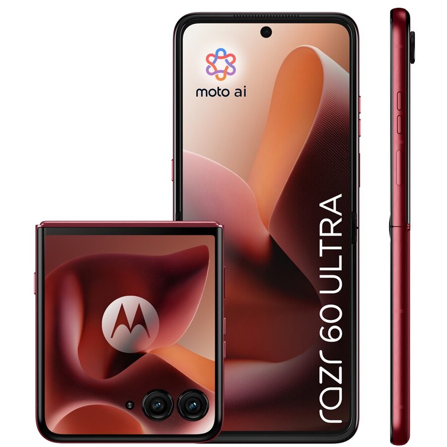 Smartphone razr 60 ultra 6.96inch Dual SIM Android 15 5G USB Type-C 16GB 512GB Bordeaux