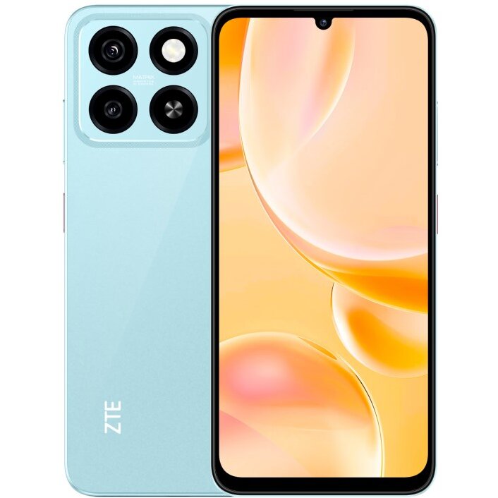 Smartphone Blade A55 6.75inch Dual SIM Android 14 4G USB Type-C 4GB 64GB Water Blue