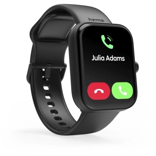 Smartwatch Hama 5000 Fit Waterproof TFT LCD 47mm / 1.65inch Brățară Silicon Negru — imaginea 5