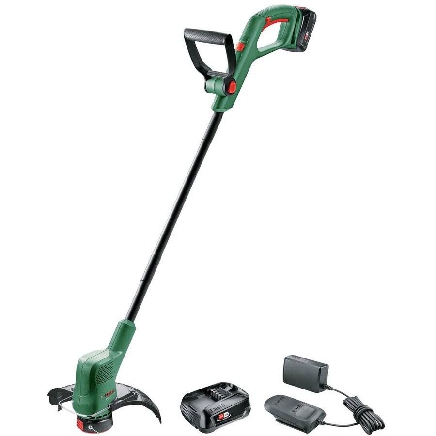 Trimmer de Tuns Iarba / Gazon EasyGrassCut 18V-26 (06008C1C05) 2 Acumulatori 18V 2Ah si Incarcator Verde/Negru
