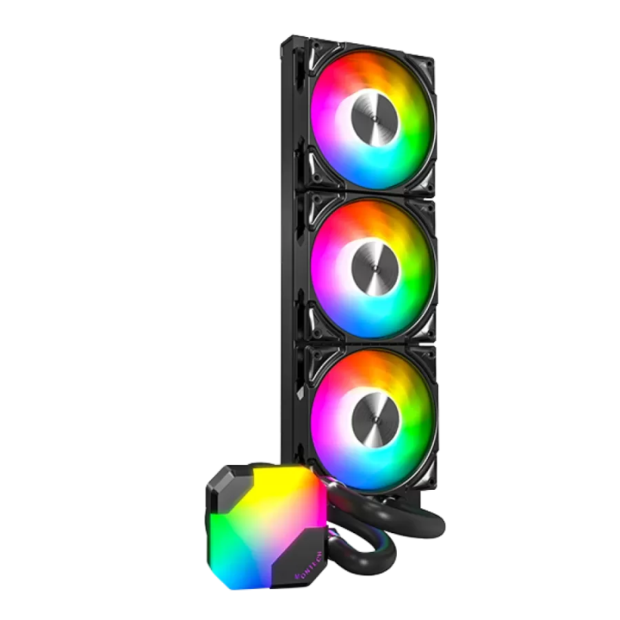 Cooler Procesor Montech Hyper Flow ARGB AIO 360MM Negru — imaginea 2