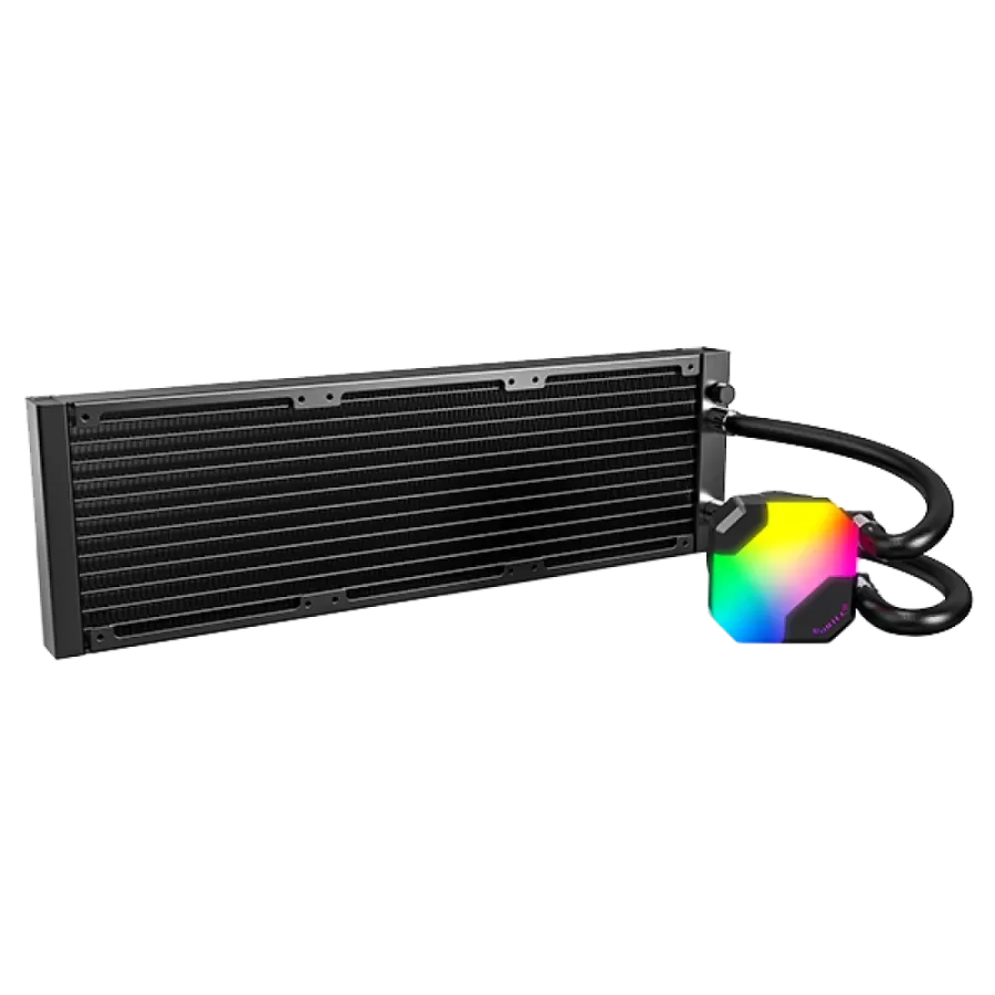 Cooler Procesor Montech Hyper Flow ARGB AIO 360MM Negru — imaginea 3