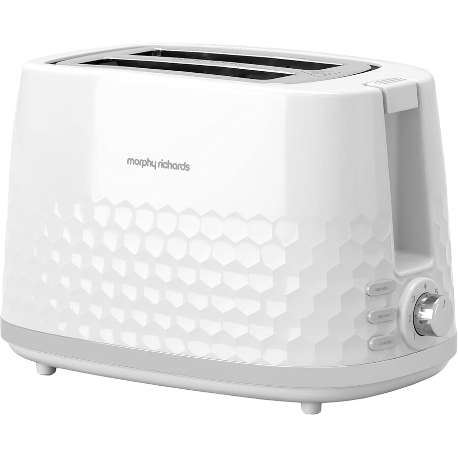 Prajitor de Paine Hive 2 Felii 7 Trepte de Rumenire 850W Alb