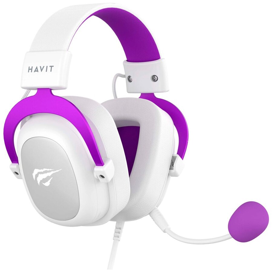 Casti H2002d Gaming Alb