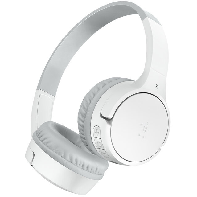Casti Bluetooth Belkin Soundform Mini-On-Ear for Kids BT USB-C white AUD002btWTV3 - imagine 2