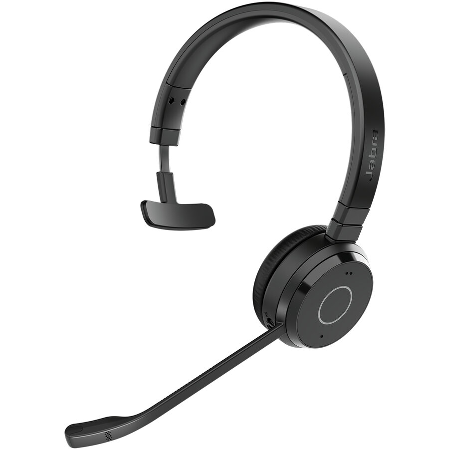 Casti Evolve 65 Te Link Mono Negru
