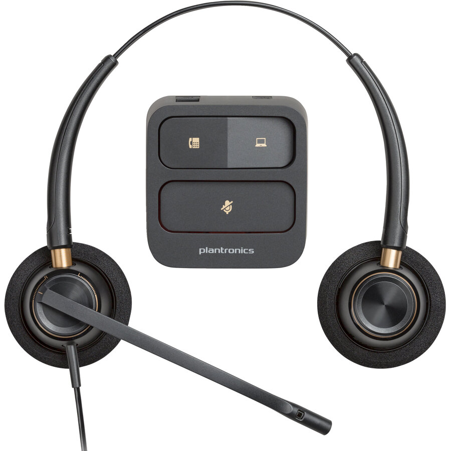 Poly EncorePro 520 Binaural Headset +Quick Disconnect (783P7AA) - imagine 2