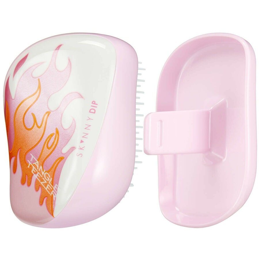 Perie pentru Descurcare Compact Styler Dip Flames Roz