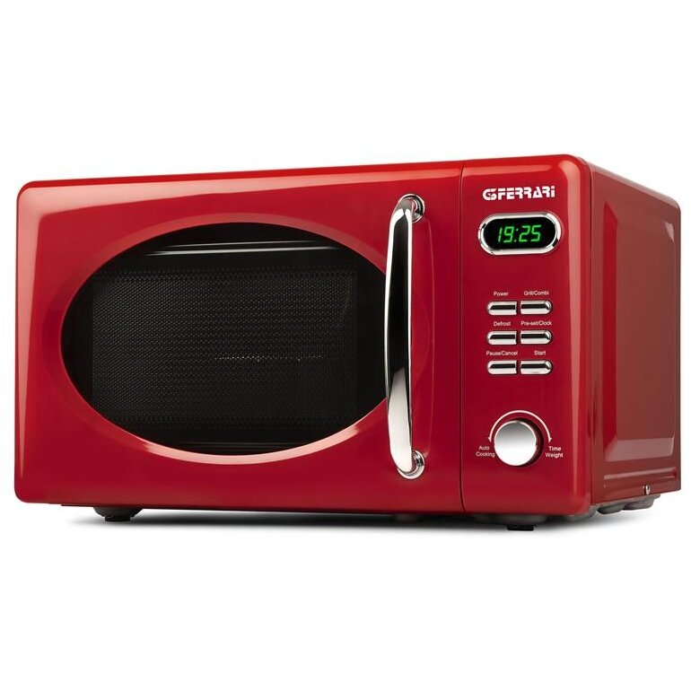 Cuptor cu Microunde 20L 700W Grill Sapormio Vintage Rosu