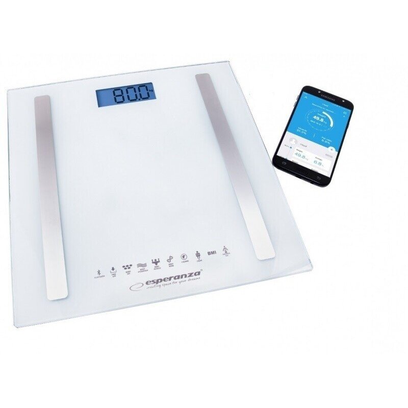 Cantar de Baie B.FIT EBS016W Bluetooth 8in1 Alb