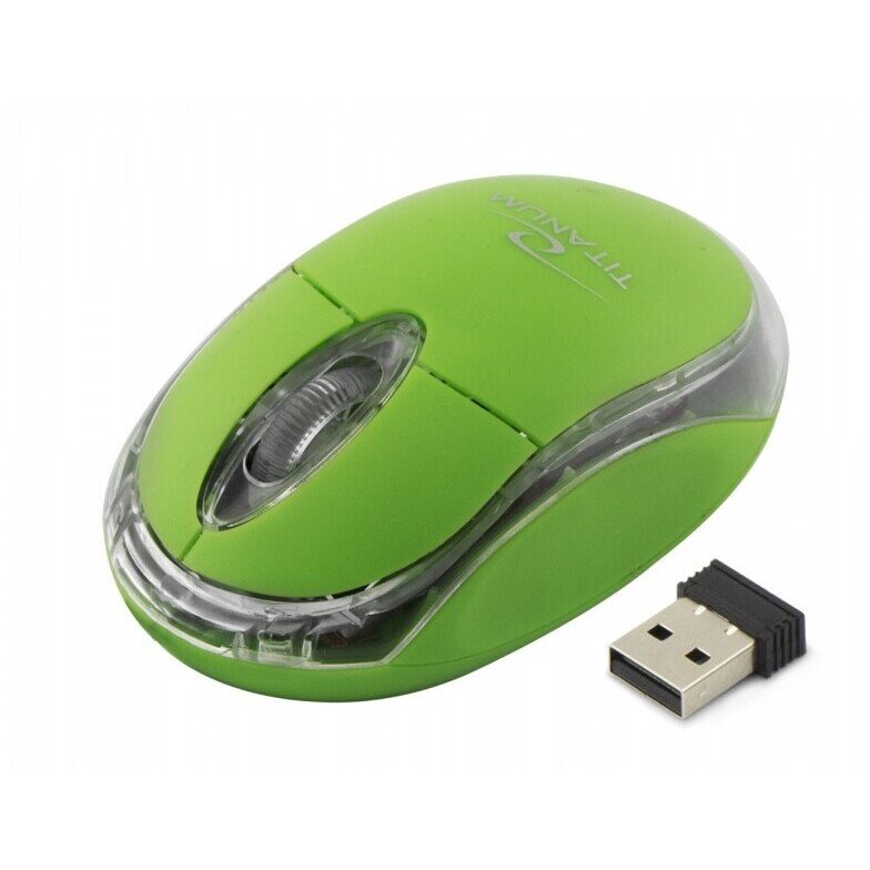 Mouse Optic Condor TM120G 3 Butoane 2.4GHz Usb 1000Dpi Wireless Verde
