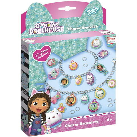 Set Bratari cu Pandantive Gabby's Dollhouse 4+ Ani Multicolor