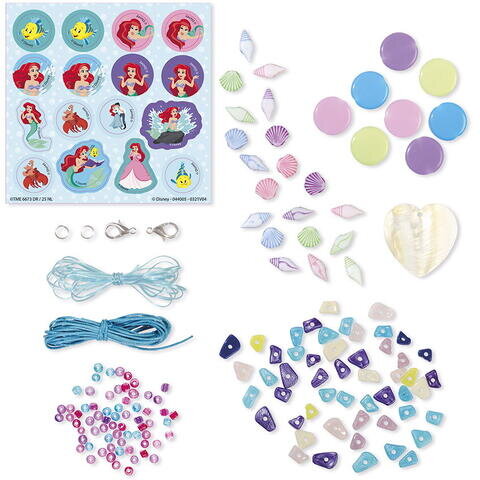 Set Creativ Bijuterii Disney Princess Micuta Sirena 4+Ani Multicolor