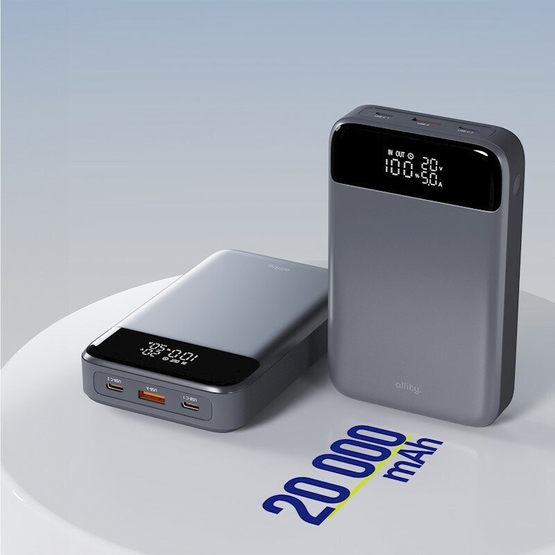 Acumulator Extern Allity APB-200 PD QC 130W 19200mAh Gri — imaginea 3