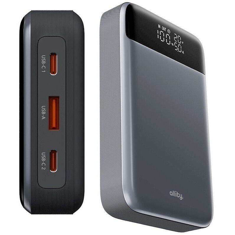 Acumulator Extern Allity APB-200 PD QC 130W 19200mAh Gri — imaginea 6