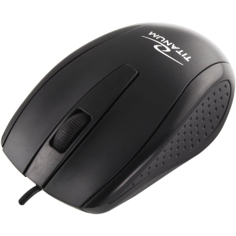 Mouse Optic cu Fir Titanum Marlin TM114B 3 Butoane 2.4GHz Usb 1000Dpi Negru