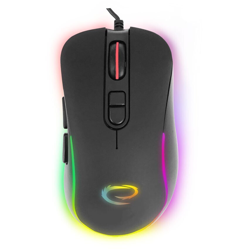 Mouse Optic Gaming Hesperis EGM303 RGB 2400Dpi 1.25M USB-C Negru