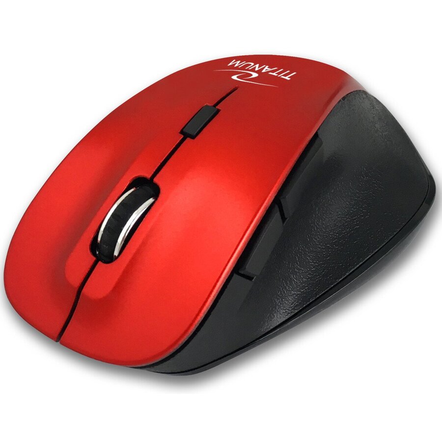 Mouse Optic Wireless Fornax TM122R 5 Butoane USB 1600Dpi Negru-Rosu
