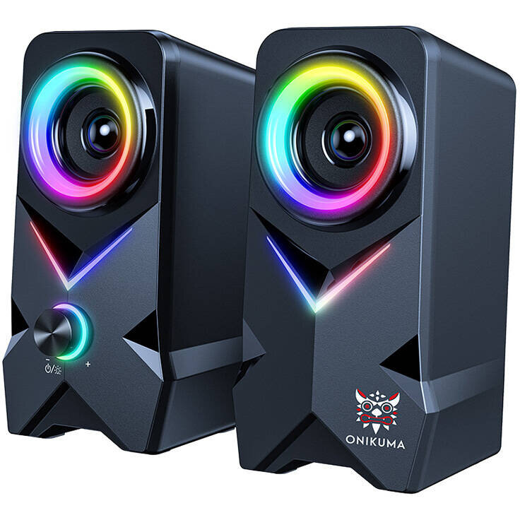 Boxe L2 Bluetooth USB 2x 5W RMS RGB Lungime Cablu 1.4M Negru