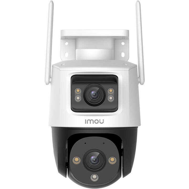 Camera de Supraveghere pentru Exterior Cruiser Dual 3+3MP Night Vision Iluminare LED Duala IR 30M Wi-Fi IP66 Alb/Negru