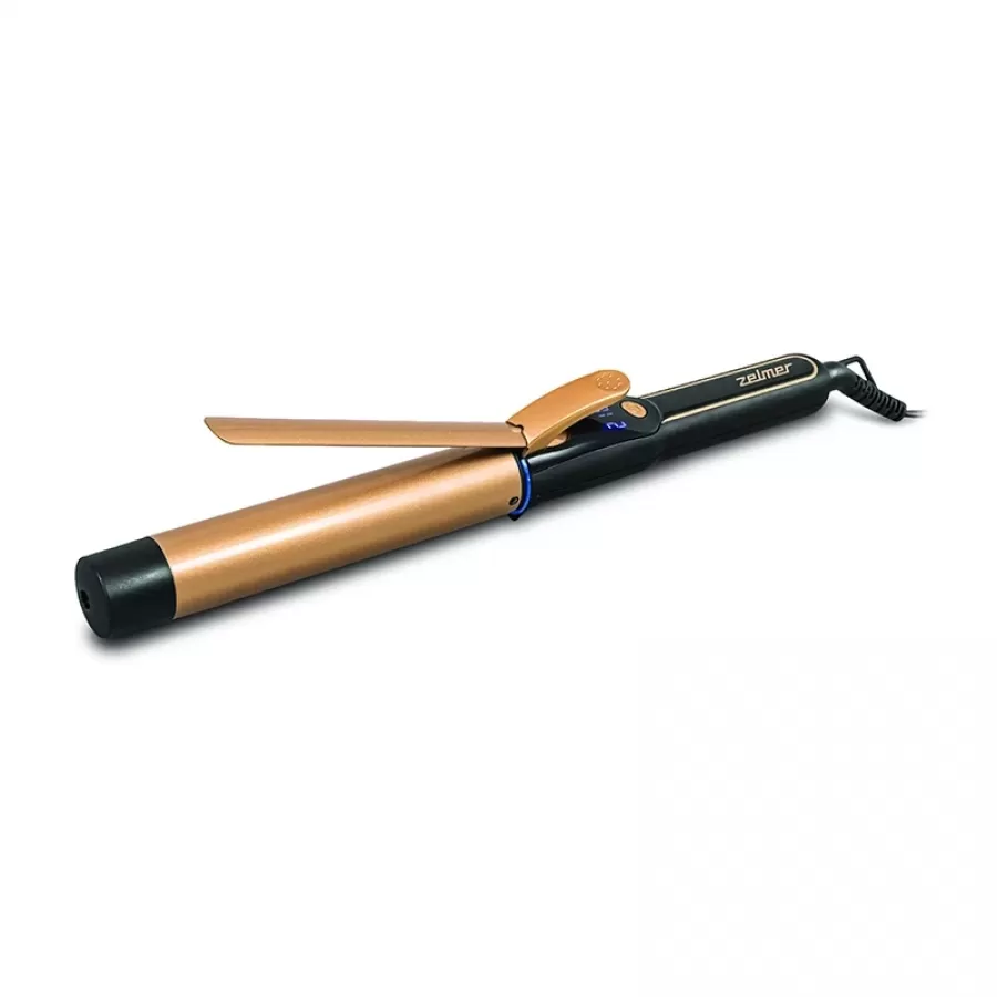 Ondulator de Par Zelmer ZHL3200 Protecție Ceramică (Keratină) 150 - 210ºC 5 Trepte de Putere 70W Negru/Auriu