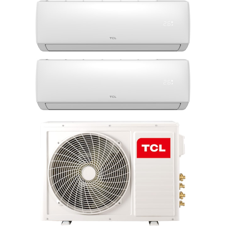 Aparat Aer Conditionat Multisplit FMA-14I2HD99UE Unitate Exterioara 14000BTU Unitate Interna 2 x 9000BTU A++/A+ Eco Mode I-Feel Sleep Mode WiFi Alb