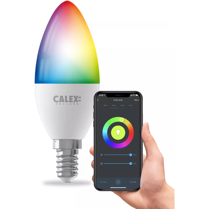 Bec Smart LED  Bulb E14 B35 RGB Lumina Alba  Calda 4.9W