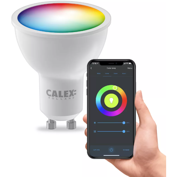 Bec Smart LED  GU10 RGB Lumina Alba Calda 4.9W
