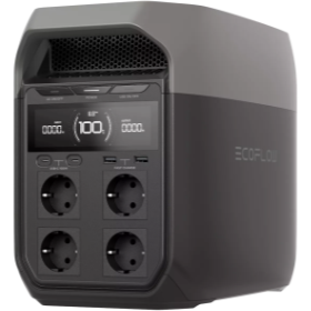 Statie Incarcare Delta 3 Portabil   DC 1 x 12V/126W LiFePO4 USB 2 x USB-A Incarcare Rapida 18W 2 x USB-C 100W Gri