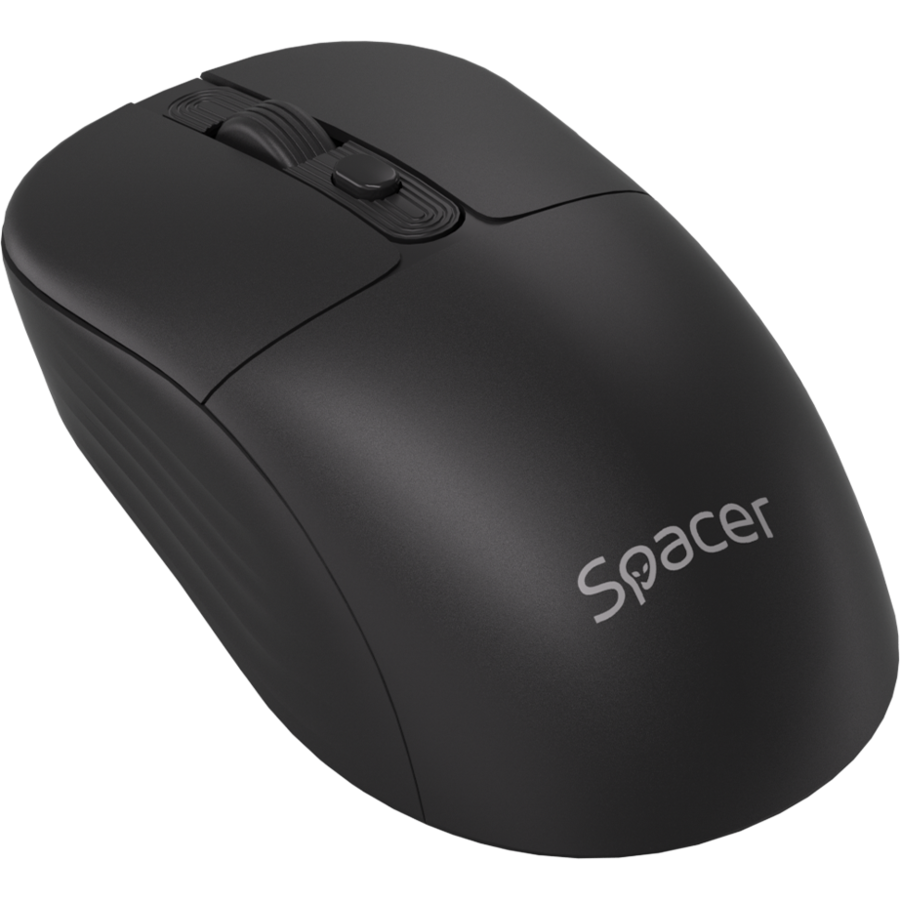 Mouse Optic SPMO-WS03-BT Wireless 2.4GHz si Bluetooth 1600DPI Negru