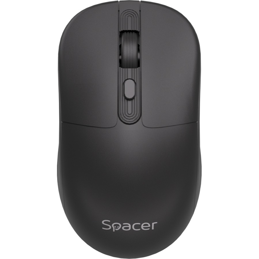 Mouse Optic Spacer SPMO-WS03-BT Wireless 2.4GHz și Bluetooth 1600DPI Negru — imaginea 2